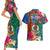 Tafea Day Couples Matching Short Sleeve Bodycon Dress and Hawaiian Shirt Proud To Be A Ni-Van Beauty Pacific Flower LT03 - Polynesian Pride