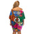 Tafea Day Family Matching Off Shoulder Short Dress and Hawaiian Shirt Proud To Be A Ni-Van Beauty Pacific Flower LT03 - Polynesian Pride