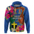 Tafea Day Hoodie Proud To Be A Ni-Van Beauty Pacific Flower LT03 Blue - Polynesian Pride