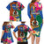 Personalised Tafea Day Family Matching Long Sleeve Bodycon Dress and Hawaiian Shirt Proud To Be A Ni-Van Beauty Pacific Flower LT03 - Polynesian Pride