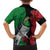 New Zealand Kereru And Pohutukawa Family Matching Off The Shoulder Long Sleeve Dress and Hawaiian Shirt Maori Tribal Tattoo