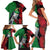 New Zealand Kereru And Pohutukawa Family Matching Short Sleeve Bodycon Dress and Hawaiian Shirt Maori Tribal Tattoo