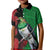 New Zealand Kereru And Pohutukawa Kid Polo Shirt Maori Tribal Tattoo