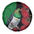 New Zealand Kereru And Pohutukawa Spare Tire Cover Maori Tribal Tattoo