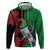 New Zealand Kereru And Pohutukawa Zip Hoodie Maori Tribal Tattoo