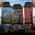 New Zealand Kea And Pohutukawa Back Car Seat Cover With The Mountain Landscape