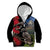 New Zealand Kea And Pohutukawa Kid Hoodie With The Mountain Landscape