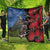 New Zealand Kea And Pohutukawa Quilt With The Mountain Landscape