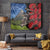 New Zealand Kea And Pohutukawa Tapestry With The Mountain Landscape