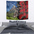 New Zealand Kea And Pohutukawa Tapestry With The Mountain Landscape