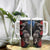 New Zealand Kea And Pohutukawa Tumbler With Handle With The Mountain Landscape