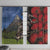 New Zealand Kea And Pohutukawa Window Curtain With The Mountain Landscape