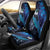 New Zealand Tui Bird Car Seat Cover The Pleiades Star Cluster and Koru Tribal Tattoo Galaxy Vibe