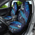 New Zealand Tui Bird Car Seat Cover The Pleiades Star Cluster and Koru Tribal Tattoo Galaxy Vibe