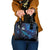 New Zealand Tui Bird Shoulder Handbag The Pleiades Star Cluster and Koru Tribal Tattoo Galaxy Vibe