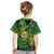 New Zealand Kākāpō Kid T Shirt Silver Fern with Close up of Green Fern Leaves and Maori Tattoo