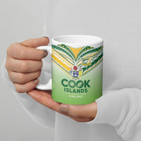 Cook Islands Rugby Ceramic Mug Six Eight Two to The World - Tatau Tribal Motif LT03 - Polynesian Pride