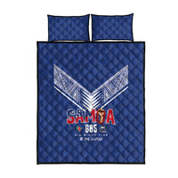 Samoa Rugby Quilt Bed Set Six Eight Five to The World - Pacific Motif