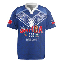 Samoa Rugby Custom Rugby Jersey Six Eight Five to The World - Pacific Motif LT03 Multicolor - Polynesian Pride