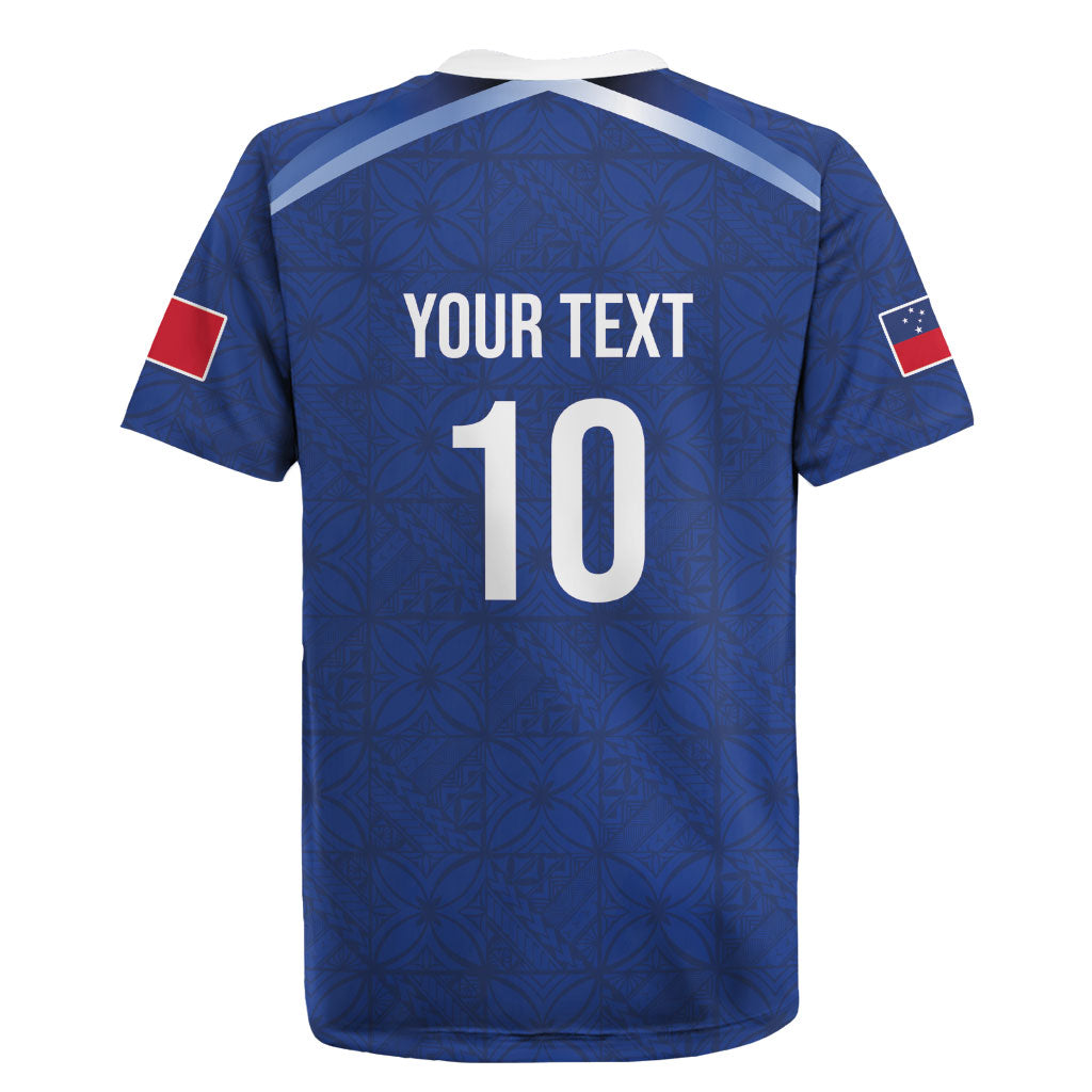 Samoa Rugby Custom Rugby Jersey Six Eight Five to The World - Pacific Motif LT03 - Polynesian Pride