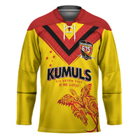 Papua New Guinea Rugby Custom Hockey Jersey Six Seven Five to The World - Melanesian Pattern LT03 Unisex Multicolor - Polynesian Pride