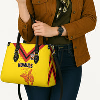Papua New Guinea Rugby Leather Bag Six Seven Five to The World - Melanesian Pattern LT03 - Polynesian Pride