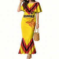 Papua New Guinea Rugby Custom Mermaid Dress Six Seven Five to The World - Melanesian Pattern LT03 Women Multicolor - Polynesian Pride