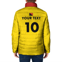 Papua New Guinea Rugby Custom Padded Jacket Six Seven Five to The World - Melanesian Pattern LT03 - Polynesian Pride