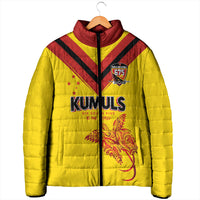 Papua New Guinea Rugby Custom Padded Jacket Six Seven Five to The World - Melanesian Pattern LT03 - Polynesian Pride