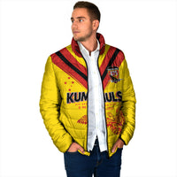 Papua New Guinea Rugby Custom Padded Jacket Six Seven Five to The World - Melanesian Pattern LT03 - Polynesian Pride