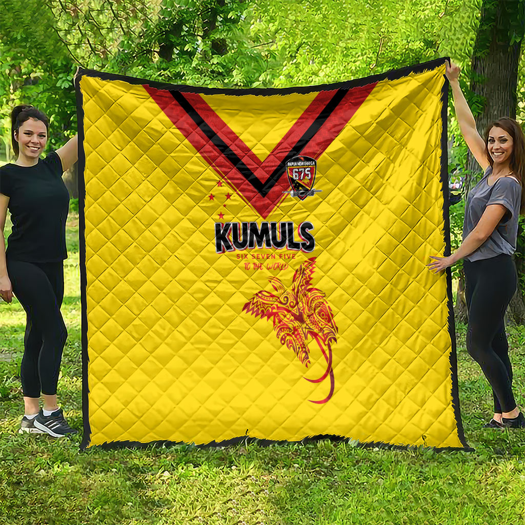 Papua New Guinea Rugby Quilt Six Seven Five to The World - Melanesian Pattern LT03 - Polynesian Pride