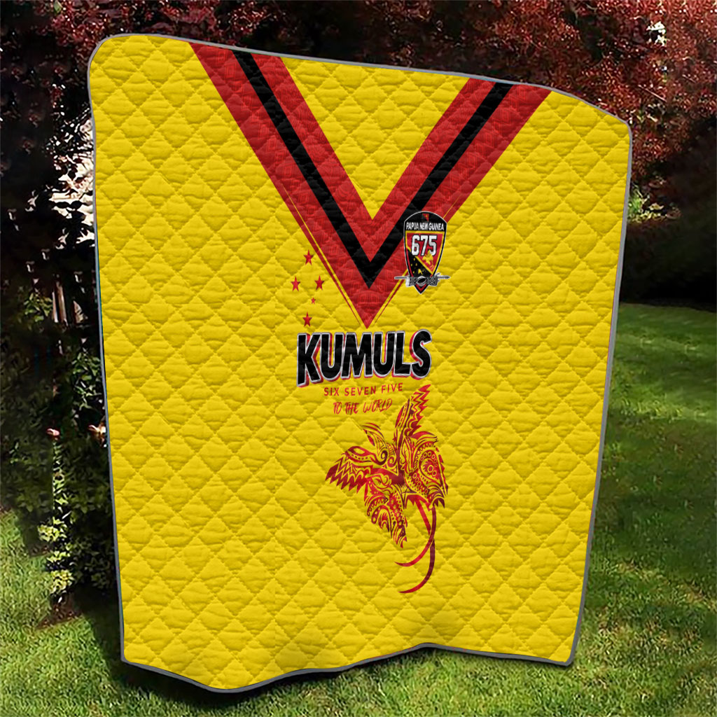 Papua New Guinea Rugby Quilt Six Seven Five to The World - Melanesian Pattern LT03 - Polynesian Pride