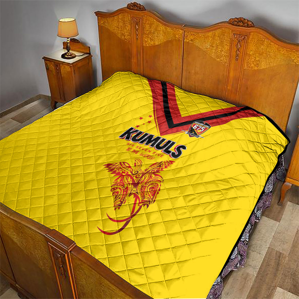 Papua New Guinea Rugby Quilt Six Seven Five to The World - Melanesian Pattern LT03 - Polynesian Pride