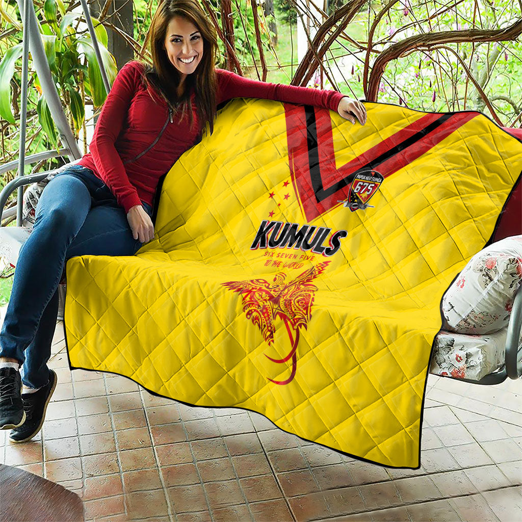 Papua New Guinea Rugby Quilt Six Seven Five to The World - Melanesian Pattern LT03 - Polynesian Pride