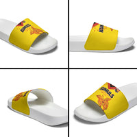 Papua New Guinea Rugby Slide Sandals Six Seven Five to The World - Melanesian Pattern LT03 - Polynesian Pride