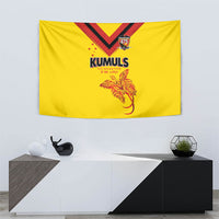 Papua New Guinea Rugby Tapestry Six Seven Five to The World - Melanesian Pattern LT03 - Polynesian Pride