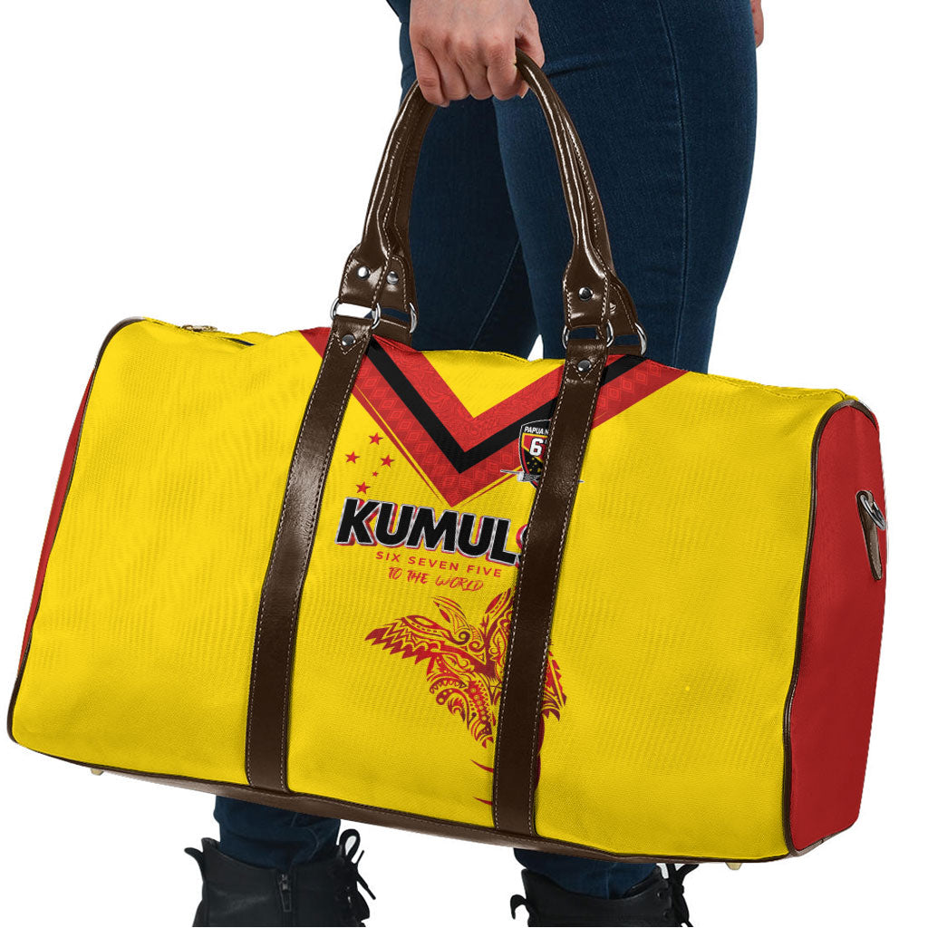 Papua New Guinea Rugby Travel Bag Six Seven Five to The World - Melanesian Pattern LT03 - Polynesian Pride