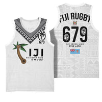 Fijian Rugby Basketball Jersey Six Seven Nine to The World - Tapa Pattern LT03 - Polynesian Pride