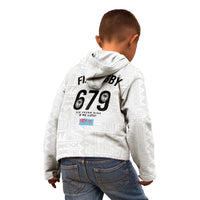 Fijian Rugby Kid Hoodie Six Seven Nine to The World - Tapa Pattern LT03 - Polynesian Pride