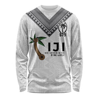 Fijian Rugby Long Sleeve Shirt Six Seven Nine to The World - Tapa Pattern LT03 Unisex Multicolor - Polynesian Pride