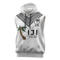 Fijian Rugby Sleeveless Hoodie Six Seven Nine to The World - Tapa Pattern LT03 Multicolor - Polynesian Pride