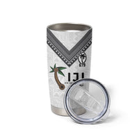 Fijian Rugby Tumbler Cup Six Seven Nine to The World - Tapa Pattern LT03 - Polynesian Pride