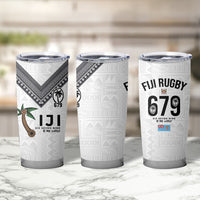Fijian Rugby Tumbler Cup Six Seven Nine to The World - Tapa Pattern LT03 - Polynesian Pride