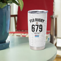 Fijian Rugby Tumbler Cup Six Seven Nine to The World - Tapa Pattern LT03 - Polynesian Pride