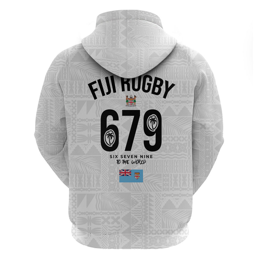Fijian Rugby Zip Hoodie Six Seven Nine to The World - Tapa Pattern LT03 - Polynesian Pride