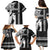 Hawaii Lanai Island Family Matching Puletasi Dress and Hawaiian Shirt Hawaiian King and Kakau Symbols Abstract Shoulder Tattoo LT03 - Polynesian Pride