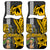 Hawaii Molokai Island Car Mats Hawaiian Warrior and Kakau Symbols Abstract Tattoo LT03 Yellow - Polynesian Pride