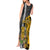 Custom Hawaii Molokai Island Tank Maxi Dress Hawaiian Warrior and Kakau Symbols Abstract Tattoo LT03 - Polynesian Pride