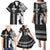 Custom Hawaii Molokai Island Family Matching Puletasi Dress and Hawaiian Shirt Hawaiian King and Kakau Symbols Abstract Shoulder Tattoo LT03 - Polynesian Pride