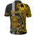 Custom Hawaii Niihau Island Polo Shirt Hawaiian Warrior and Kakau Symbols Abstract Tattoo LT03 - Polynesian Pride